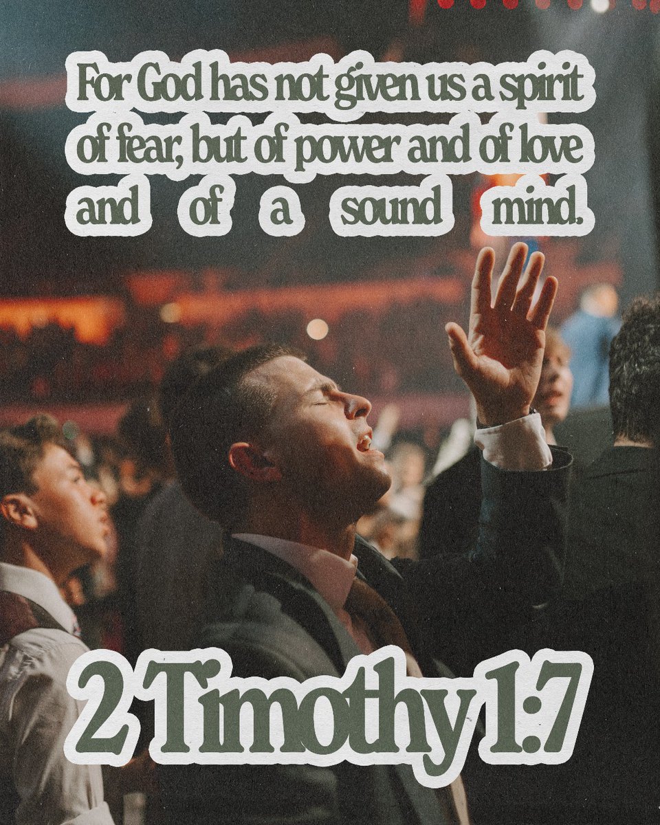 Don't fear. God has given you POWER.