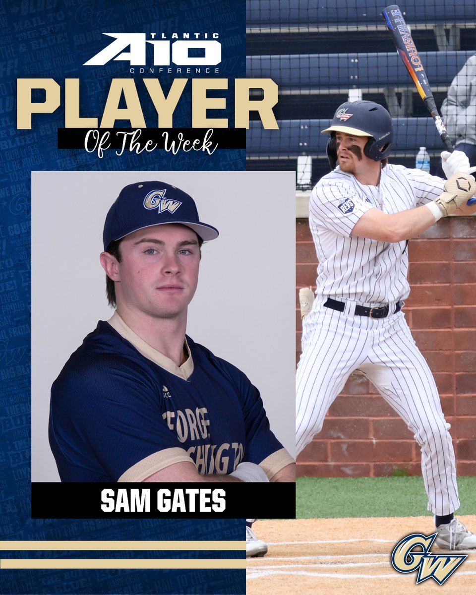 𝐀-𝟏𝟎 𝐏𝐥𝐚𝐲𝐞𝐫 𝐨𝐟 𝐭𝐡𝐞 𝐖𝐞𝐞𝐤😤

Congrats to <a href="/sam_gates34/">Sam Gates</a> for being named the <a href="/atlantic10/">Atlantic 10 Conference</a> POW! #RaiseHigh