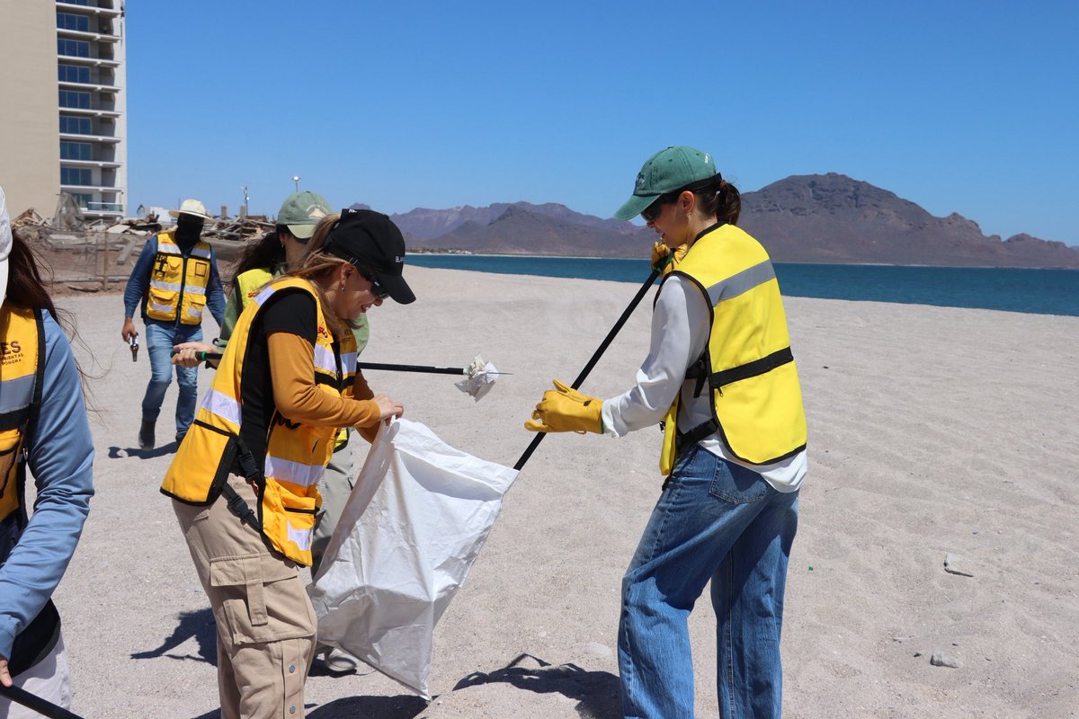 PROAES_Sonora's tweet photo. Se llevó a cabo una jornada de limpieza en Bahía Delfín y San Francisco, en colaboración con el H. Ayuntamiento de Guaymas y los grupos ambientalistas Clean Up San Carlos y Limpia tu Playa.
#CompromisosFirmes #TierraDeOportunidades #JusticiaAmbiental #MedioAmbiente #Guaymas https://t.co/U2ieDknimj
