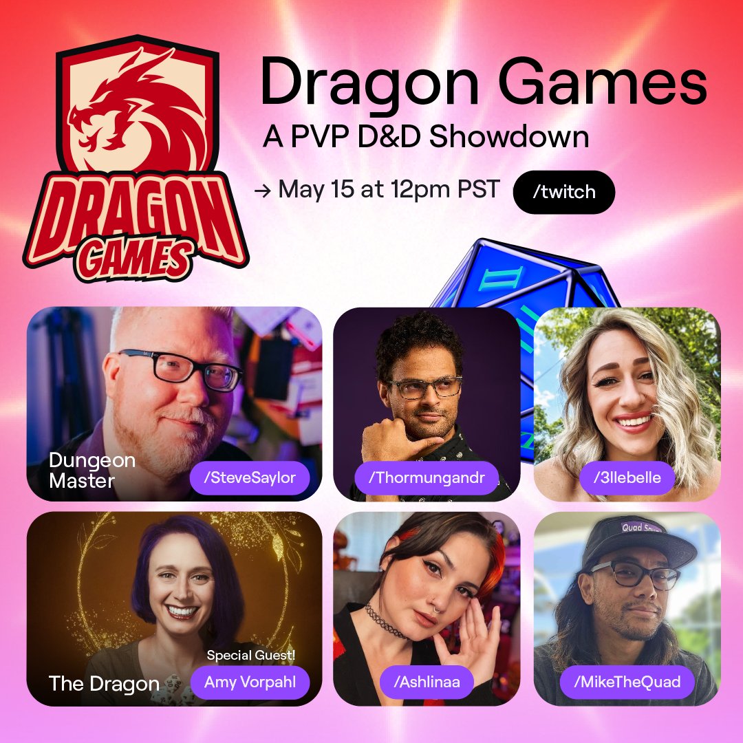 Brace yourself for Dragon Games 🐉

Celebrate Global Accessibility Awareness Day with Dragon Games — a PvP Gladiatorial arena where four players face a Big Bad Dragon and Dungeon Master.

It’s happening Thursday, May 15th @ 12pm PDT on /Twitch. Chat will donate to the DOTS RPG