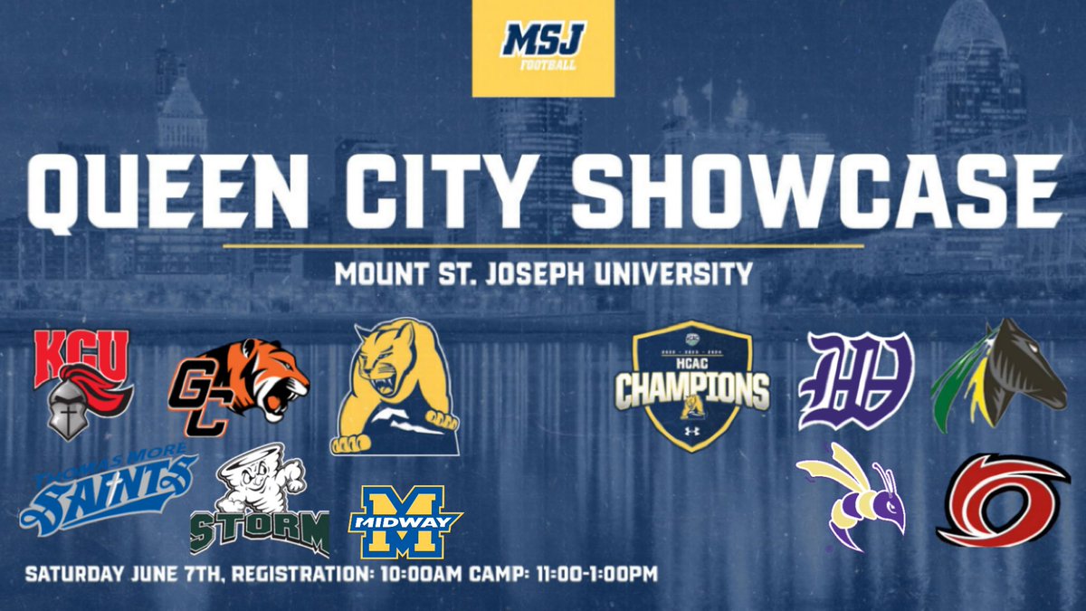3rd Annual Queen City Showcase will be an amazing opportunity for HS prospects and college programs alike! 

June 7th will be here before you know it.. sign up now and don’t miss it !

Register: docs.google.com/forms/d/e/1FAI…