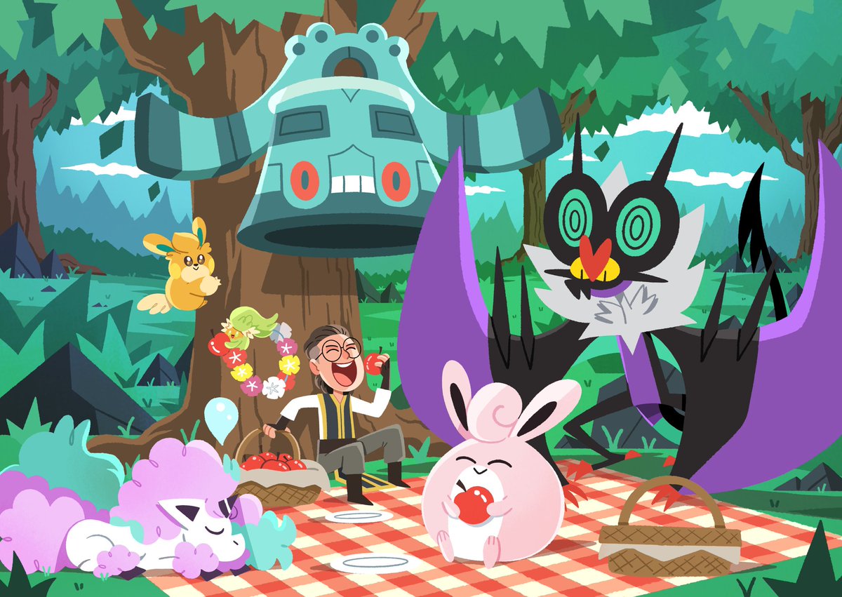 Jules (@julesdrawz) on Twitter photo A picnic team commission for @sleepyeser A picnic team commission for @sleepyeser