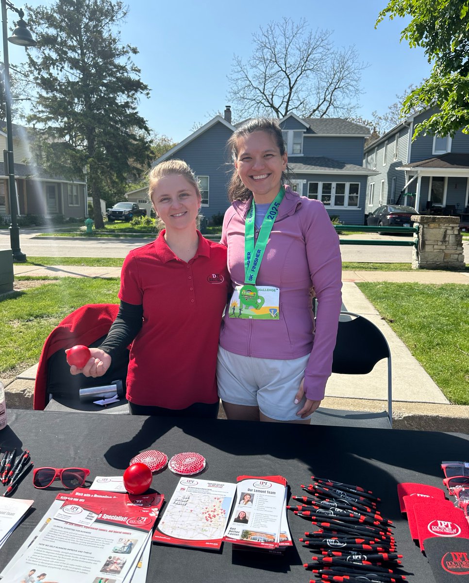 DPTRed's tweet image. At the Lemont Quarryman 5K this weekend! Thanks to everyone who ran or stopped by!

#DPTRed #GetBetterFaster