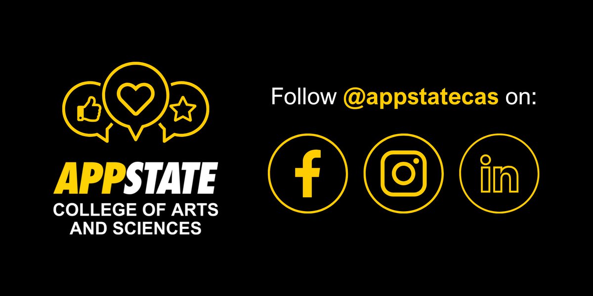 App State College of Arts and Sciences tweet media