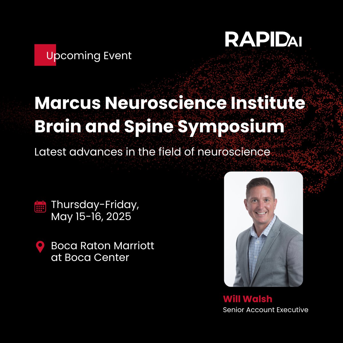 RapidAI (@rapidai) on Twitter photo From stroke to spine, the conversations happening at the Marcus Neuroscience Institute Brain and Spine Symposium! Will Walsh will be there May 15ā16. Swing by to chat about the role advanced clinical decision support plays in improving #neuroscience outcomes. <a href="/BaptistHealthSF/">Baptist Health</a> From stroke to spine, the conversations happening at the Marcus Neuroscience Institute Brain and Spine Symposium! Will Walsh will be there May 15ā16. Swing by to chat about the role advanced clinical decision support plays in improving #neuroscience outcomes. <a href="/BaptistHealthSF/">Baptist Health</a>