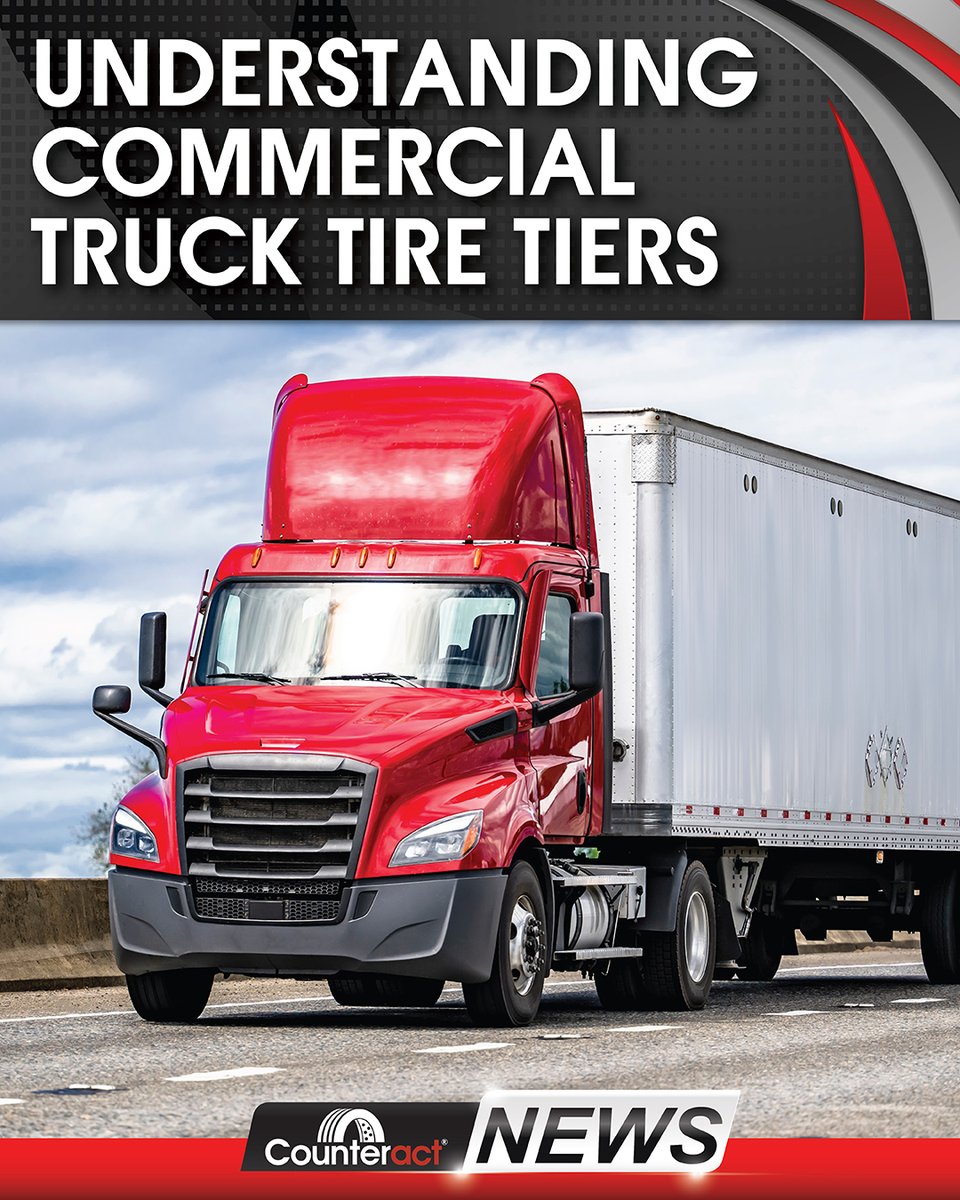 CounteractNews's tweet photo. 🚛 Not all truck tires are created equal.
Tier 1 to Tier 4 — what’s the difference, and does it matter? Our latest blog breaks down tire tiers to help you choose the best option for your fleet and budget.
💡 Find the right fit for your truck → https://t.co/IF2V9sqyUZ
#TruckTire https://t.co/JlousguU18