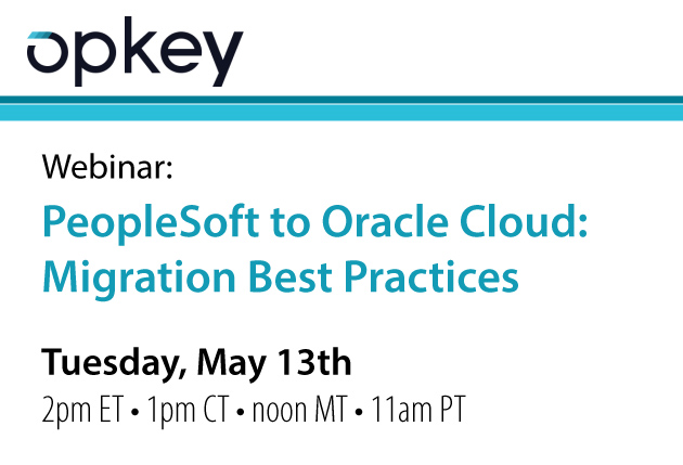 OHUGUpdates's tweet image. Are you considering a move from PeopleSoft to Oracle Cloud?

• Avoid common migration pitfalls
• Prepare your team for testing and validation
• Use automation to streamline the process

Register here: ow.ly/oqEC50VRkx3

#PeopleSoft #OracleCloud #MigrationPlanning