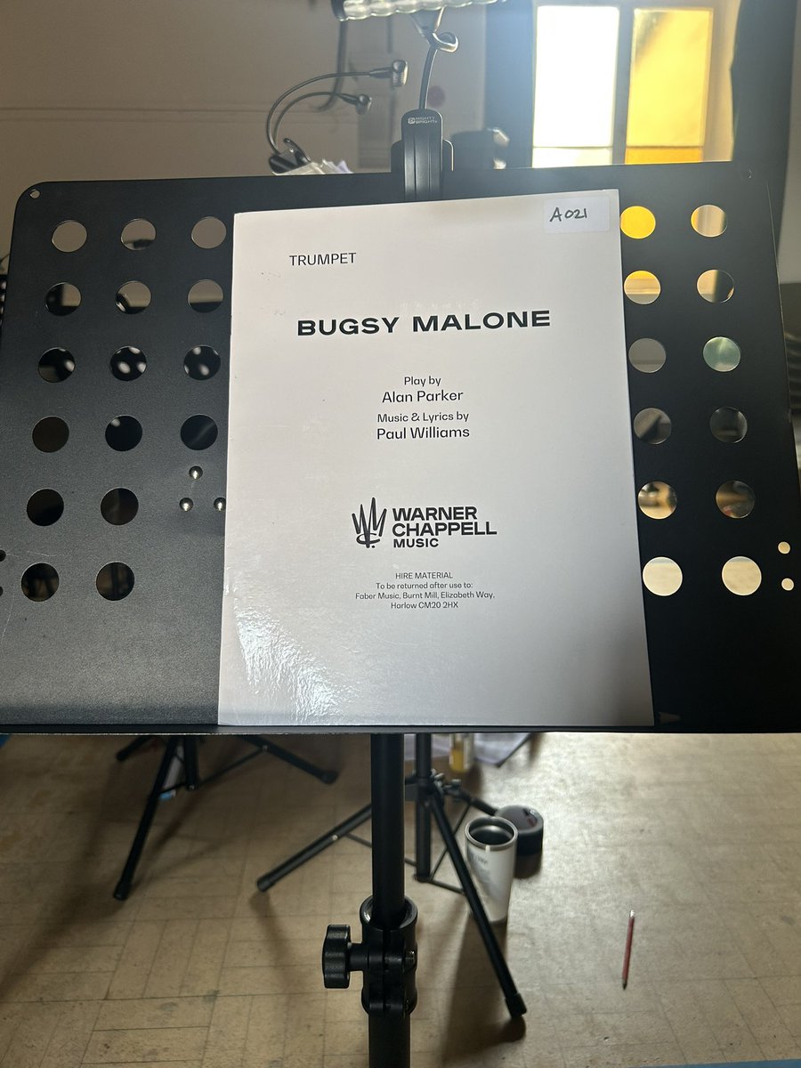 Excited for a different kind of banding this week! Joining the brilliant <a href="/gilwern_school/">Gilwern School</a> for their performance of Bugsy Malone! Great rehearsal yesterday and can’t wait for the show!