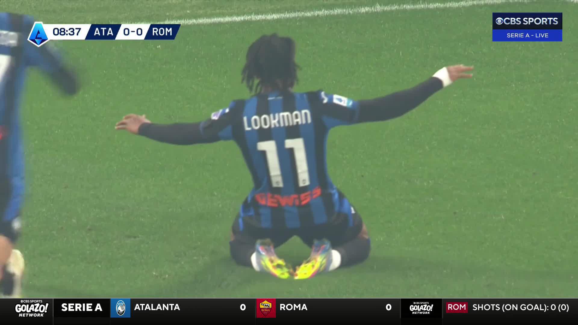 The turn & finish from Ademola Lookman 😮‍💨⚡️Atalanta put a damper on Roma's UCL qualification hopes 🫨