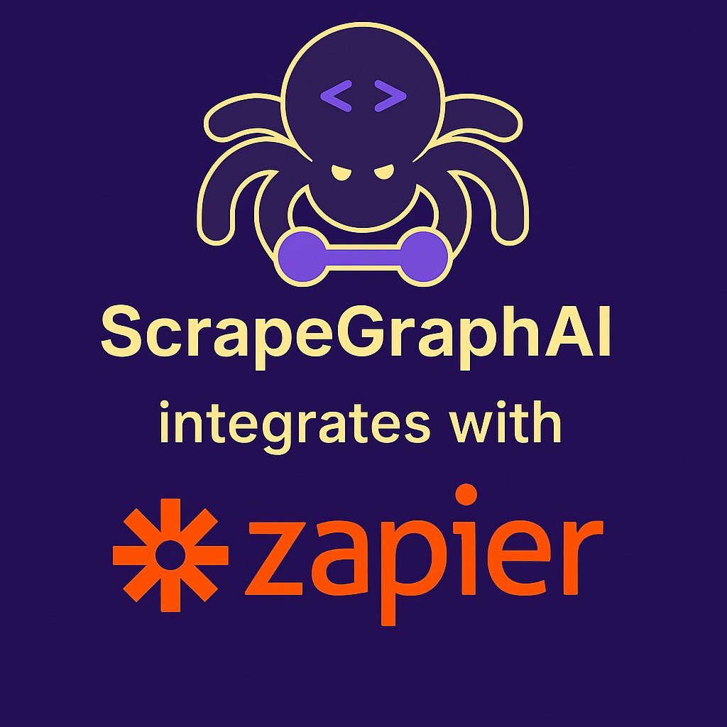 scrapegraphai's tweet image. 🚀 Exciting update! @scrapegraphai  is now live on @zapier  🎉

Effortlessly automate your web scraping workflows, integrate with thousands of apps, and boost your productivity—no coding needed! Perfect for #IntegrationMonday 🌟

Try it now 👉 zapier.com/apps/scrapegra…

🌐 Learn…