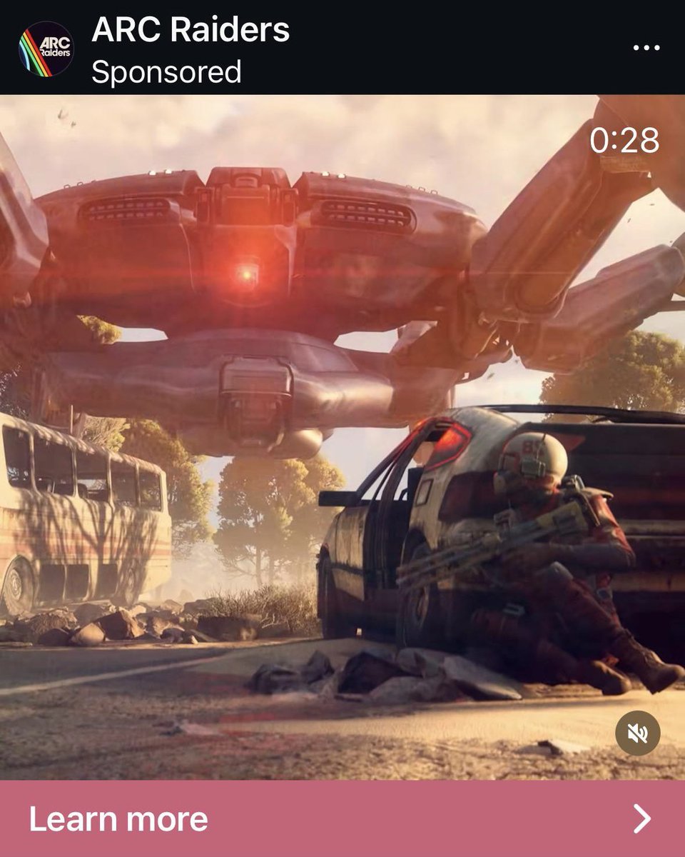 Many people in the community reported seeing ads for ARC Raiders on Instagram, Facebook, and Reddit. 🤔