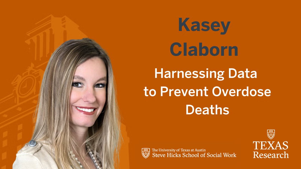 Kasey Claborn is a UT researcher using digital innovation to save lives and reshape how Texas addresses the opioid crisis.

Her tool, TxCOPE, tracks overdose patterns using real-time community and EMS data — improving care, coordination, and policy. 🧠

Learn more: