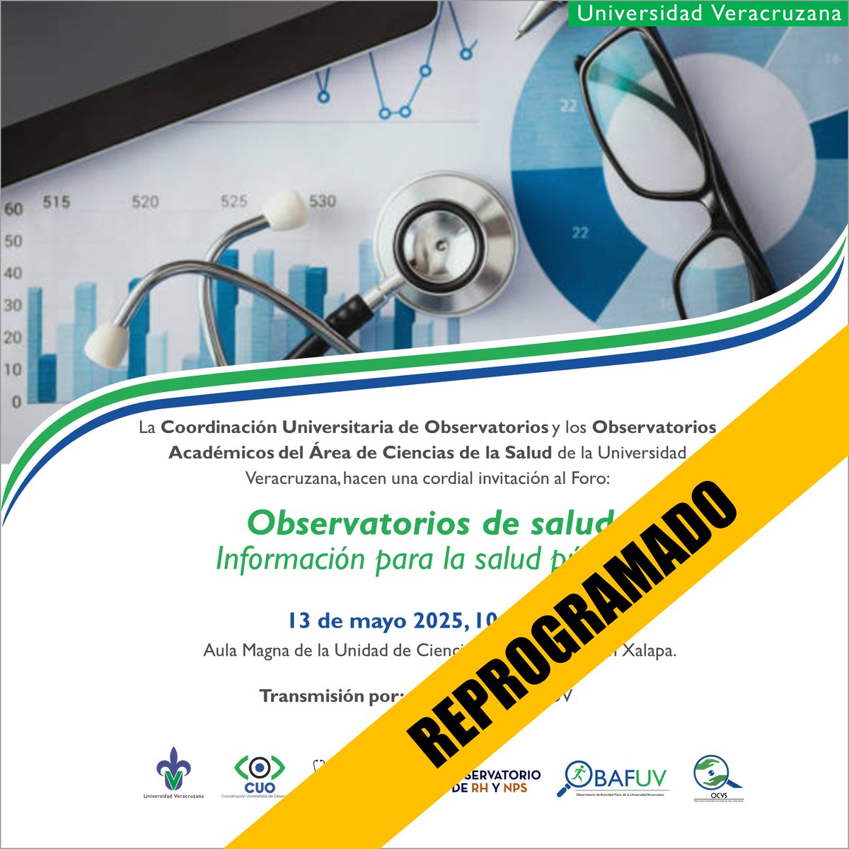 Lamentamos informarles que el evento se reprograma, en este sentido, posteriormente estaremos comunicando la nueva fecha.