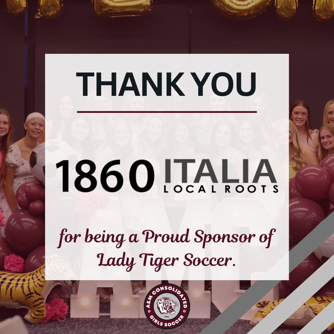 Thank you to 1860 Italia for your aid and support this season! 

We appreciate your help in making our 2025 Season a success!