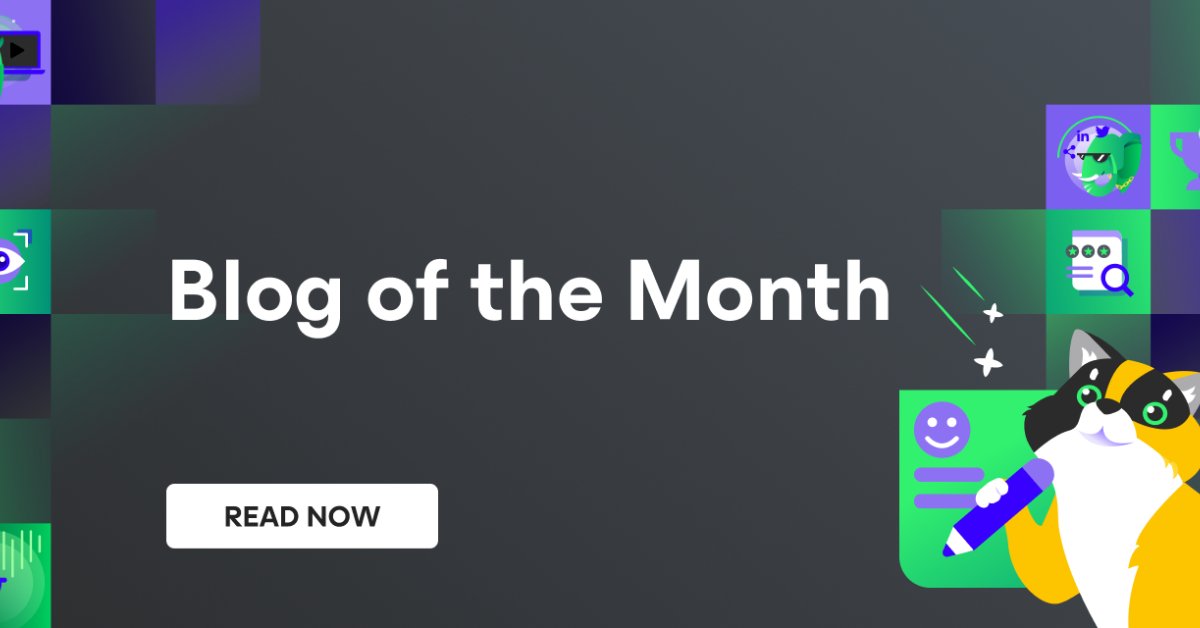 Drumroll please 🥁 A big congrats to April’s <a href="/VeeamCommunity/">Alfred</a> Blog of the Month winner: Marcel Kačmár with “Transport Encryption E2E with less Proxy servers and still with Hot-Add Method” 🎉 Give it a read &gt;&gt; bit.ly/4k517uA