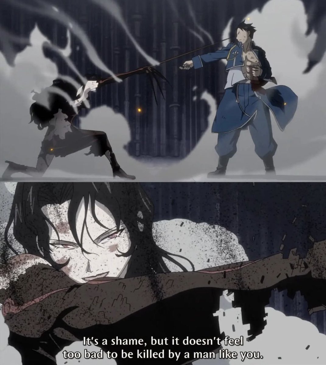 FMAPerfectShots's tweet image. Roy Mustang vs Lust