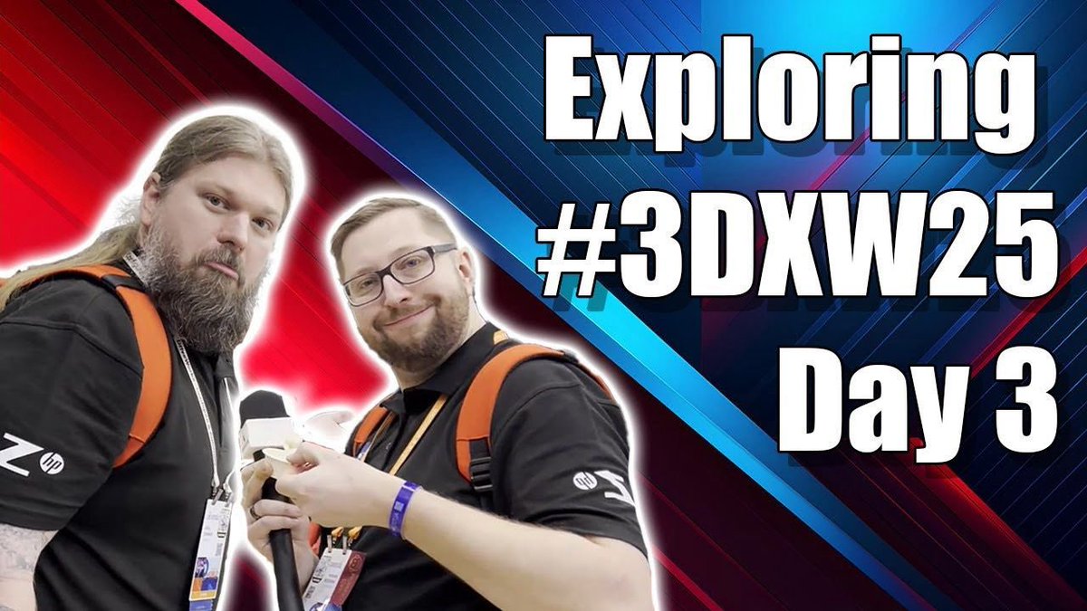 Join us on a walk around the playground at 3DEXPERIENCE World 2025 showing off everything they had to offer. 

Check out what we got up to youtu.be/Xr6jmfF03Gw?si…

#3DXW25 #Houston #Solidworks #walkaround