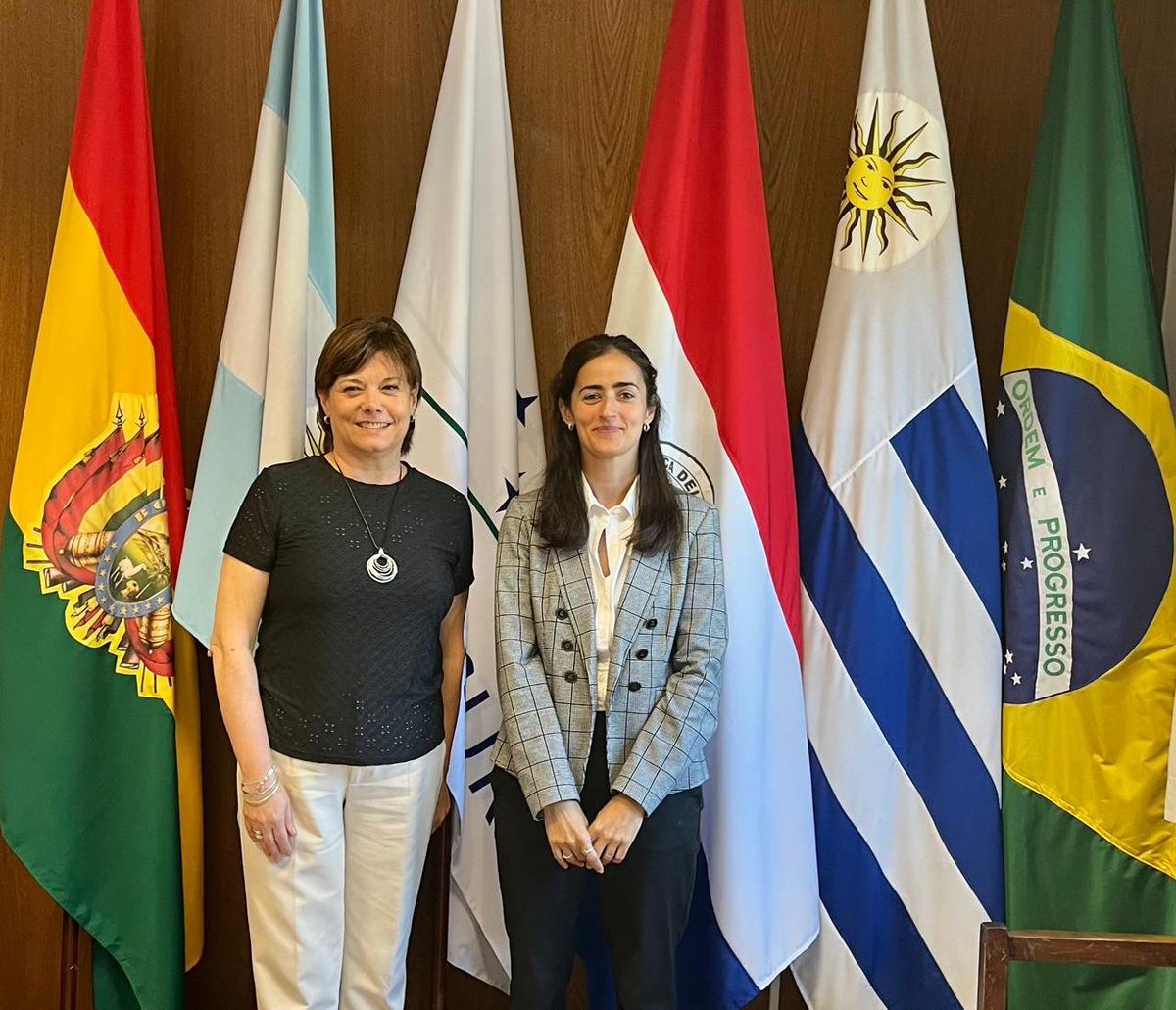 La secretaria del TPR, Natasha Suñé, recibió a María José Volpe, Maestra Directora de la Escuela Artigas del Solar de Artigas, de la ciudad de Asunción, República del Paraguay.
La secretaria y directora conversaron sobre las actividades institucionales que realizan.
12/May/2025.