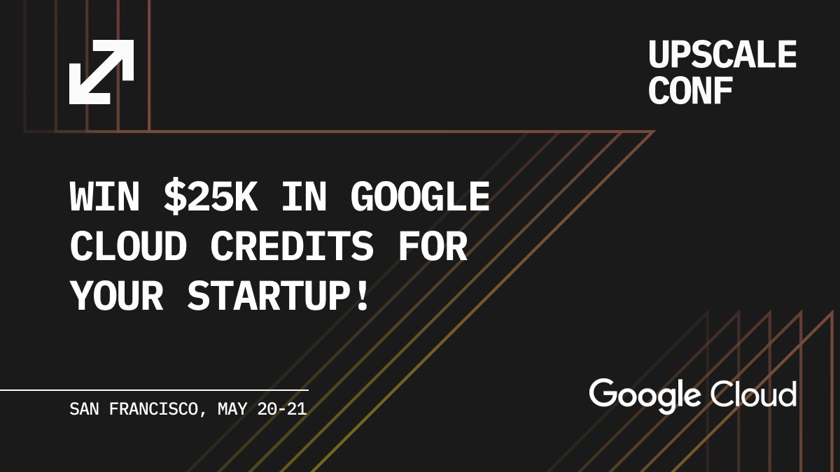 Pitch your startup on stage in front of +650 AI professionals
Win $25,000 in Google Cloud credits
Get hands-on support from Google engineers

Details and application link for the competition in thread 👇🧵