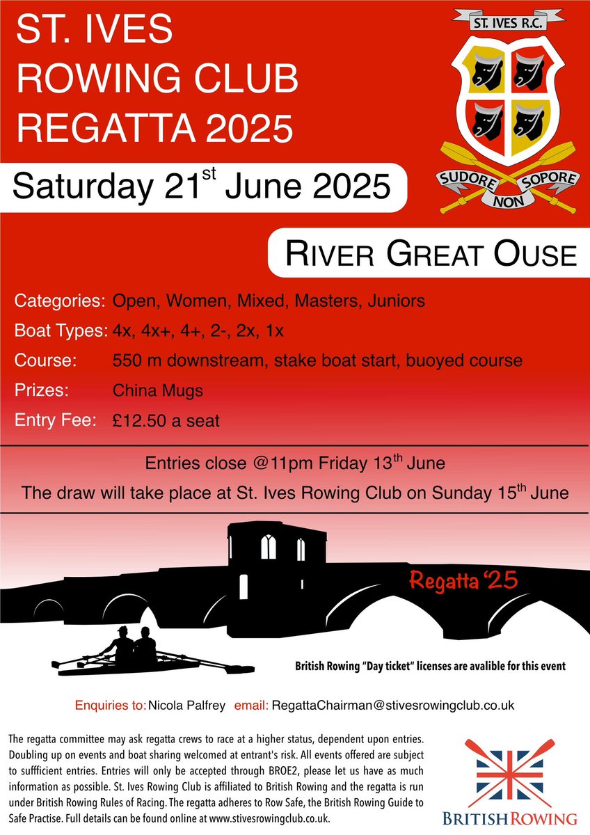 Entries are now open! #StIvesRegatta