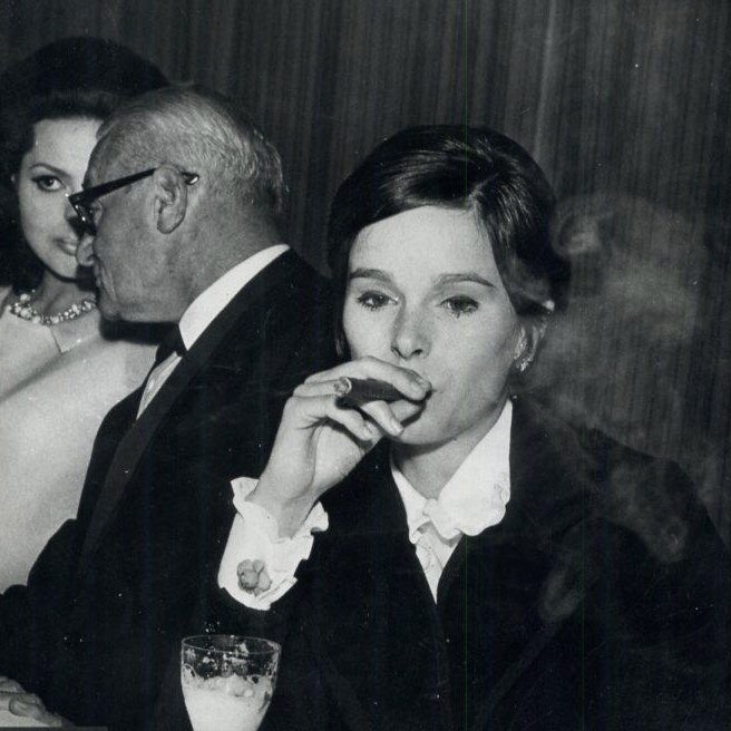 geraldine chaplin at cannes (1967)