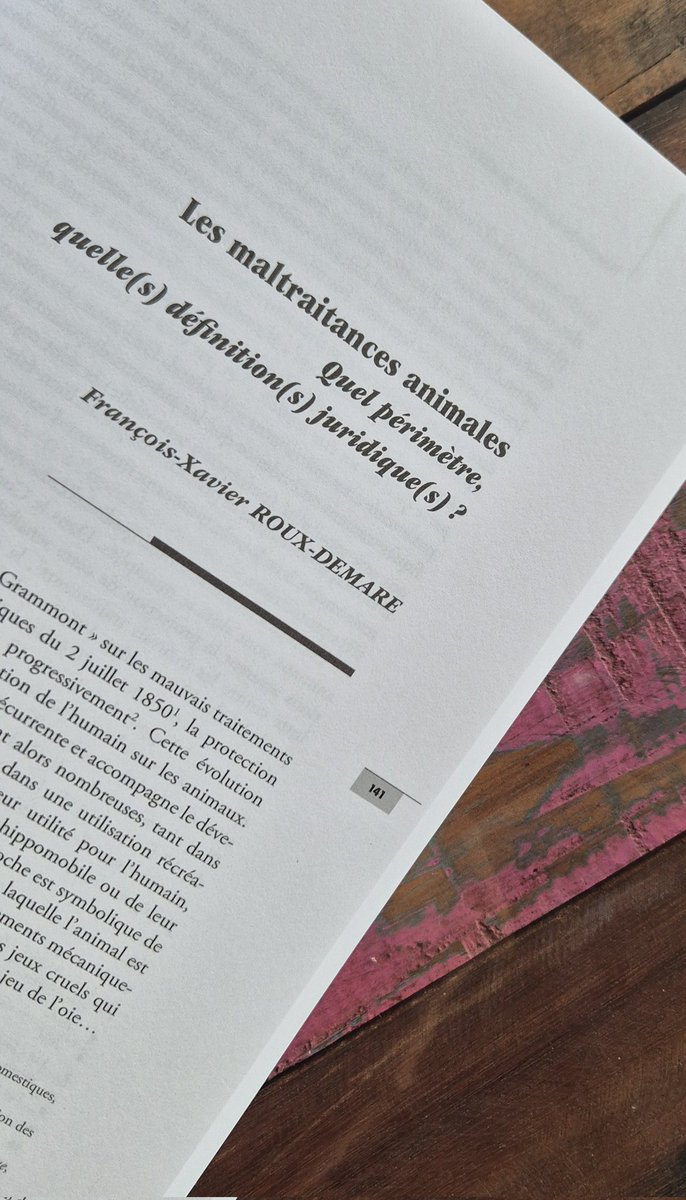 Publication des actes du colloque "Les maltraitances captées par le droit", tenu le 18 sept. 2024 à l'Université Évry Paris-Saclay, dirigé par Olivia BUI-XUAN

Contribution personnelle sur "Les maltraitances animales. Quel périmètre, quelle(s) définition(s) juridiques(s) ?"