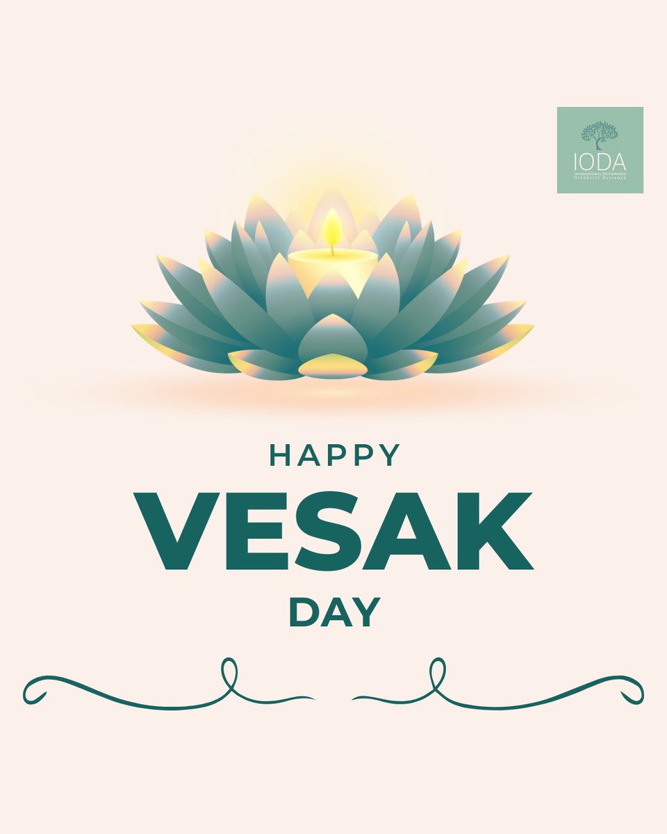 This Vesak, we reflect on the Buddha’s teachings of peace, wisdom, and compassion. At IODA, we’re committed to growing together in kindness and harmony. Wishing all a peaceful and meaningful Vesak. 🌸🕊️ 

#vesak #buddha #ioda #orthodiversity #diversity #inclusion #empathy