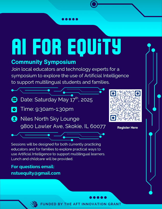 Chicagoland teachers, check this out! I'm unable to make it to this but it sounds absolutely awesome! docs.google.com/forms/d/e/1FAI…