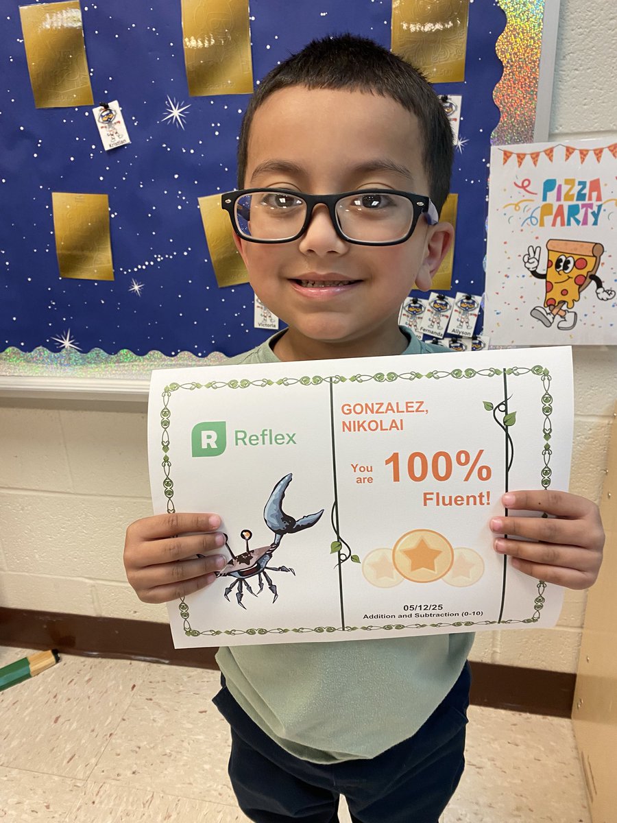 Cynthia Aguilar (@aguilardls) on Twitter photo Nikolai has reached 100% mastery on Reflex Math! Huge accomplishment for kindergarten! 🤩👏🏼👏🏼 <a href="/LaurelesMustang/">LES Mustangs</a> <a href="/ExploreLearning/">ExploreLearning</a> Nikolai has reached 100% mastery on Reflex Math! Huge accomplishment for kindergarten! 🤩👏🏼👏🏼 <a href="/LaurelesMustang/">LES Mustangs</a> <a href="/ExploreLearning/">ExploreLearning</a>