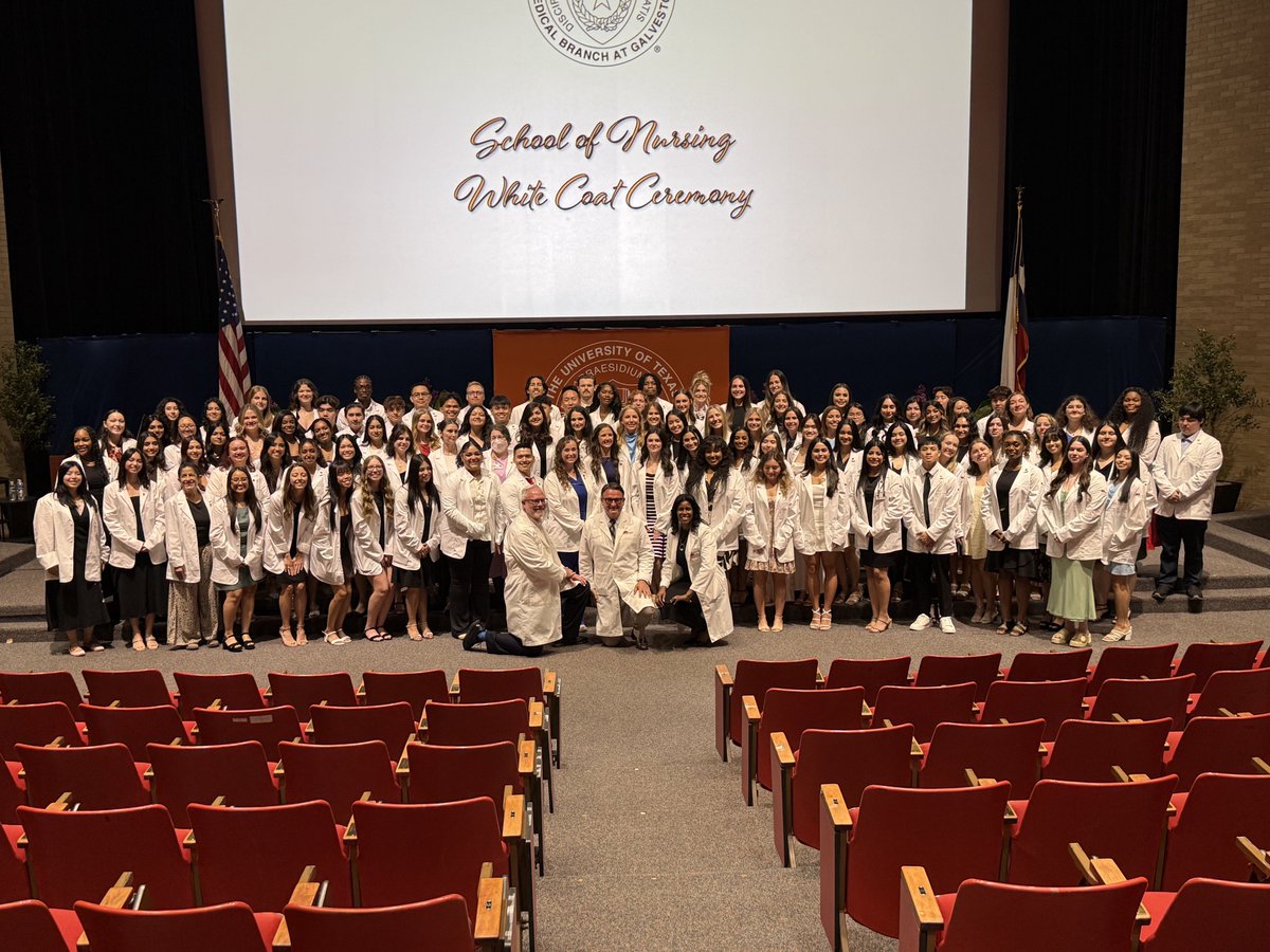 UTMBPresident (@utmbpresident) on Twitter photo This morning, I had the honor of speaking at the <a href="/utmbson/">UTMB School of Nursing</a> White Coat Ceremony, a rite of passage that marks the beginning of your professional commitment to the field of nursing. As you don the white coat, you join a proud tradition of excellence that spans 135 years of nursing This morning, I had the honor of speaking at the <a href="/utmbson/">UTMB School of Nursing</a> White Coat Ceremony, a rite of passage that marks the beginning of your professional commitment to the field of nursing. As you don the white coat, you join a proud tradition of excellence that spans 135 years of nursing