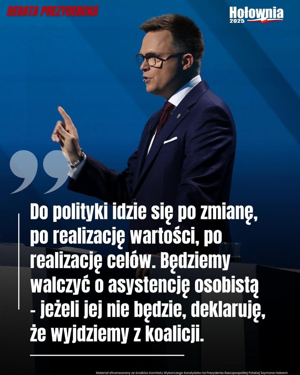 Ja chcę Prezydenta ZMIANY nie zamiany!!!  <a href="/szymon_holownia/">Szymon Hołownia</a>