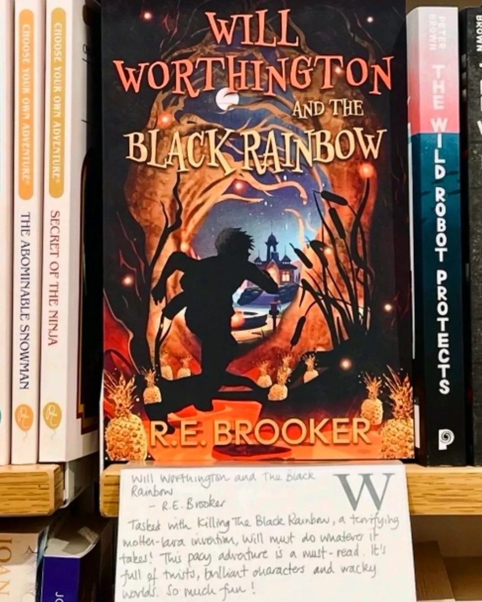 I still can't stop looking at this..... my book #WillWorthingtonandTheBlackRainbow is now in #Waterstones in Exeter and Bridport :)
#writing #write #writer #amwriting 
Think #AlexRider meets #LemonySnicket and #PercyJackson with #HarryPotter and #TheMysteriousBenedictSociety