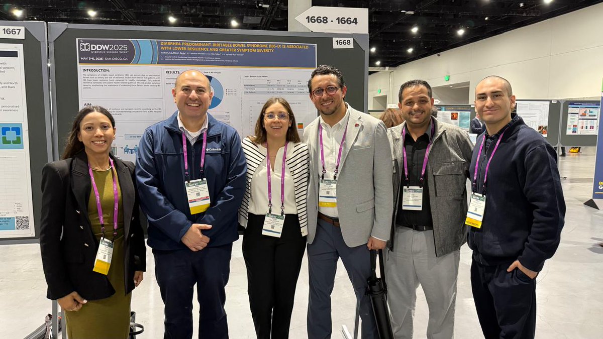 @HospitalCivil (@hospitalcivil) on Twitter photo El HCG felicita al Servicio Gastroenterología deL HCGFAA <a href="/velardemd/">VELARDEMD</a> que presentó en la #DigestiveDiseaseWeek2025 4 trabajos de investigación, destacando 2 colaboraciones con el Servicio de Infectología y un estudio multicéntrico galardonado en la categoría de PostersOfDistinction El HCG felicita al Servicio Gastroenterología deL HCGFAA <a href="/velardemd/">VELARDEMD</a> que presentó en la #DigestiveDiseaseWeek2025 4 trabajos de investigación, destacando 2 colaboraciones con el Servicio de Infectología y un estudio multicéntrico galardonado en la categoría de PostersOfDistinction