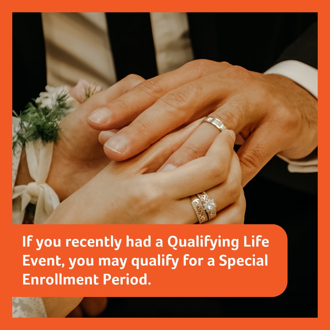 A change in your life, like getting married, can make you eligible for a Special Enrollment Period and allow you to enroll in a health or dental plan.
See a full list of Qualifying Life Events here. bit.ly/4a0THVu