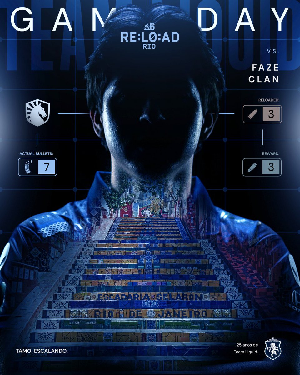 DIA DE EL CLÁSSICO DO SIEGE 🇧🇷🔥

🔵 TEAM LIQUID vs FAZE CLAN
⏰ Em instantes

Já sabe né? #VAMOSLIQUID