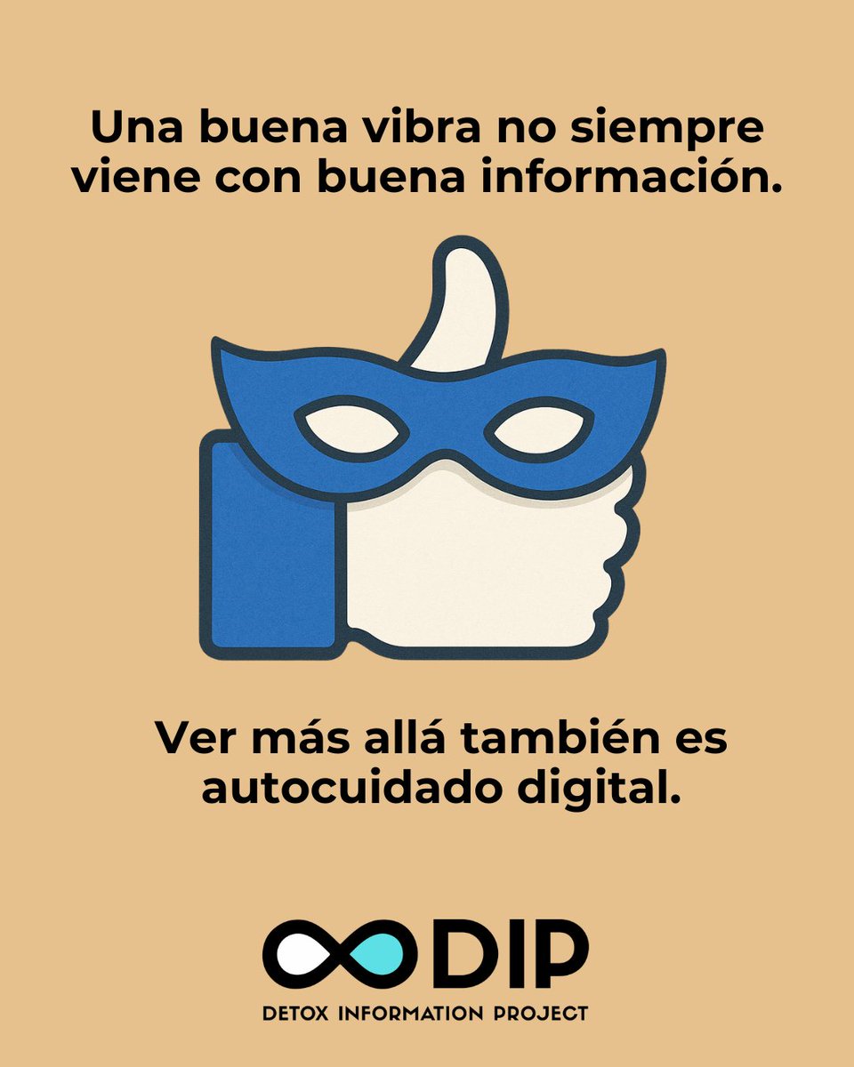 DetoxDip's tweet photo. Ver más allá de la primera impresión también es autocuidado digital.
No se trata de desconfiar de todo, sino de pensar con calma.¿Te ha pasado?
¿Alguna vez confiaste en algo solo porque te cayó bien quien lo dijo? https://t.co/ckoUjF0PS0