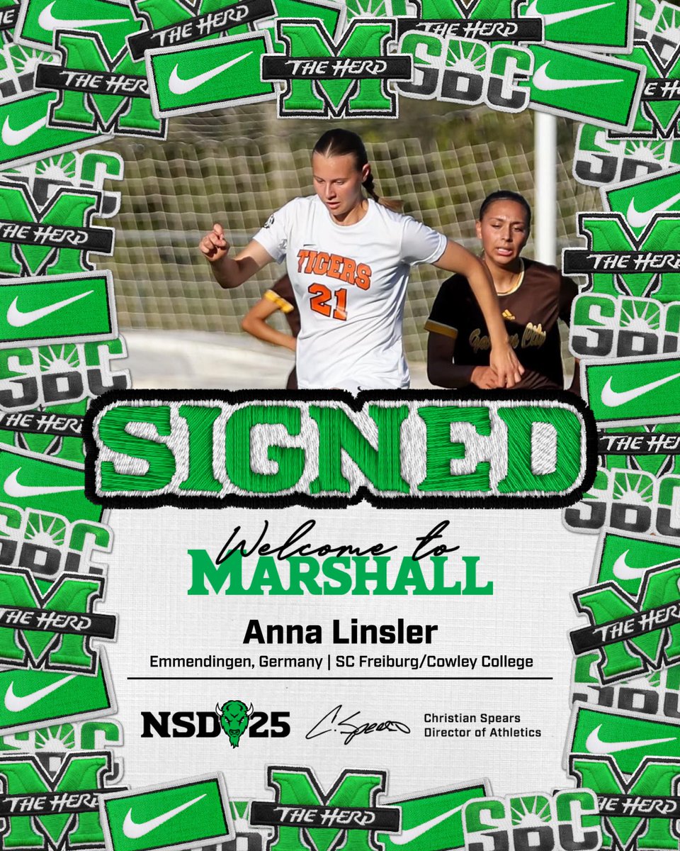 Welcome to the Herd family, Anna!

#WeAreMarshall