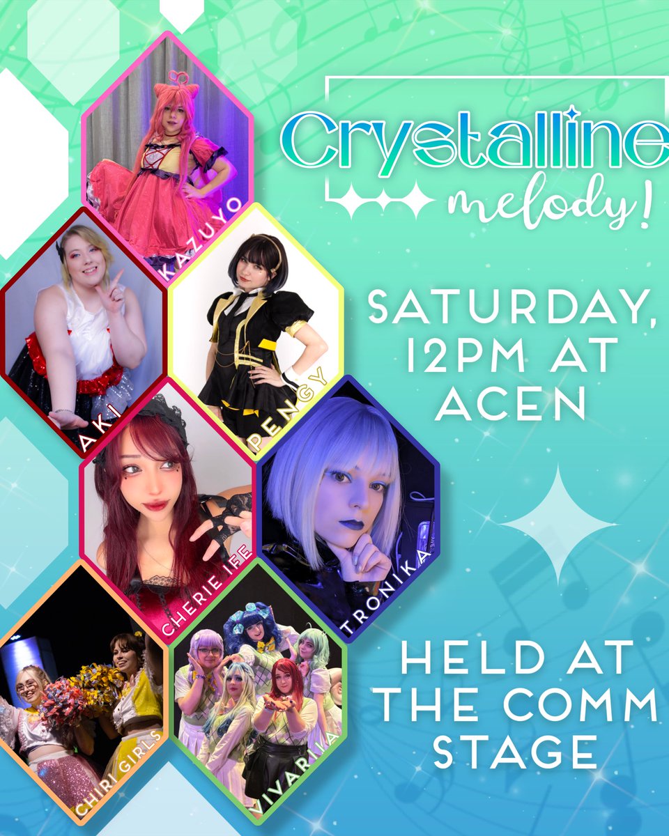 So excited to see you all at ACen this weekend! Here’s a sneak peek of our setlist~

✩ Heart Hacker
✩ ???
✩ Summer Fanfare

You can pick up merch from us if you pre-♡rder on our k♡fi sh♡p!