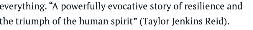 Anybody nope out of novels when "_______ of the human spirit" is mentioned? I've been laughing at the phrase since 11th grade. Do better.