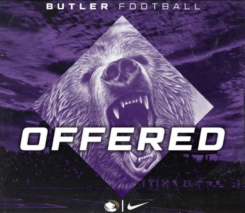 #AGTG After a great conversation with <a href="/Coach_MoGray/">Maurice Gray</a> I’m blessed to have received an offer from <a href="/ButlerGrizzlyFB/">BUCO Football</a> !