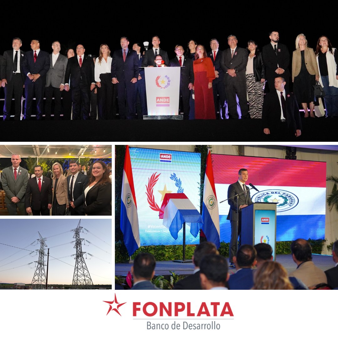 FONPLATA 🇦🇷🇧🇴🇧🇷🇵🇾🇺🇾 (@fonplata) on Twitter photo Paraguay inauguró la subestación eléctrica Valenzuela con financiamiento de FONPLATA⚡💡
La Administración Nacional de Electricidad (<a href="/ANDEOficial/">ANDE Página Oficial</a>) puso en marcha la subestación Valenzuela 500 kV. Esta infraestructura se convierte en un nodo clave al recibir cinco líneas de Paraguay inauguró la subestación eléctrica Valenzuela con financiamiento de FONPLATA⚡💡
La Administración Nacional de Electricidad (<a href="/ANDEOficial/">ANDE Página Oficial</a>) puso en marcha la subestación Valenzuela 500 kV. Esta infraestructura se convierte en un nodo clave al recibir cinco líneas de
