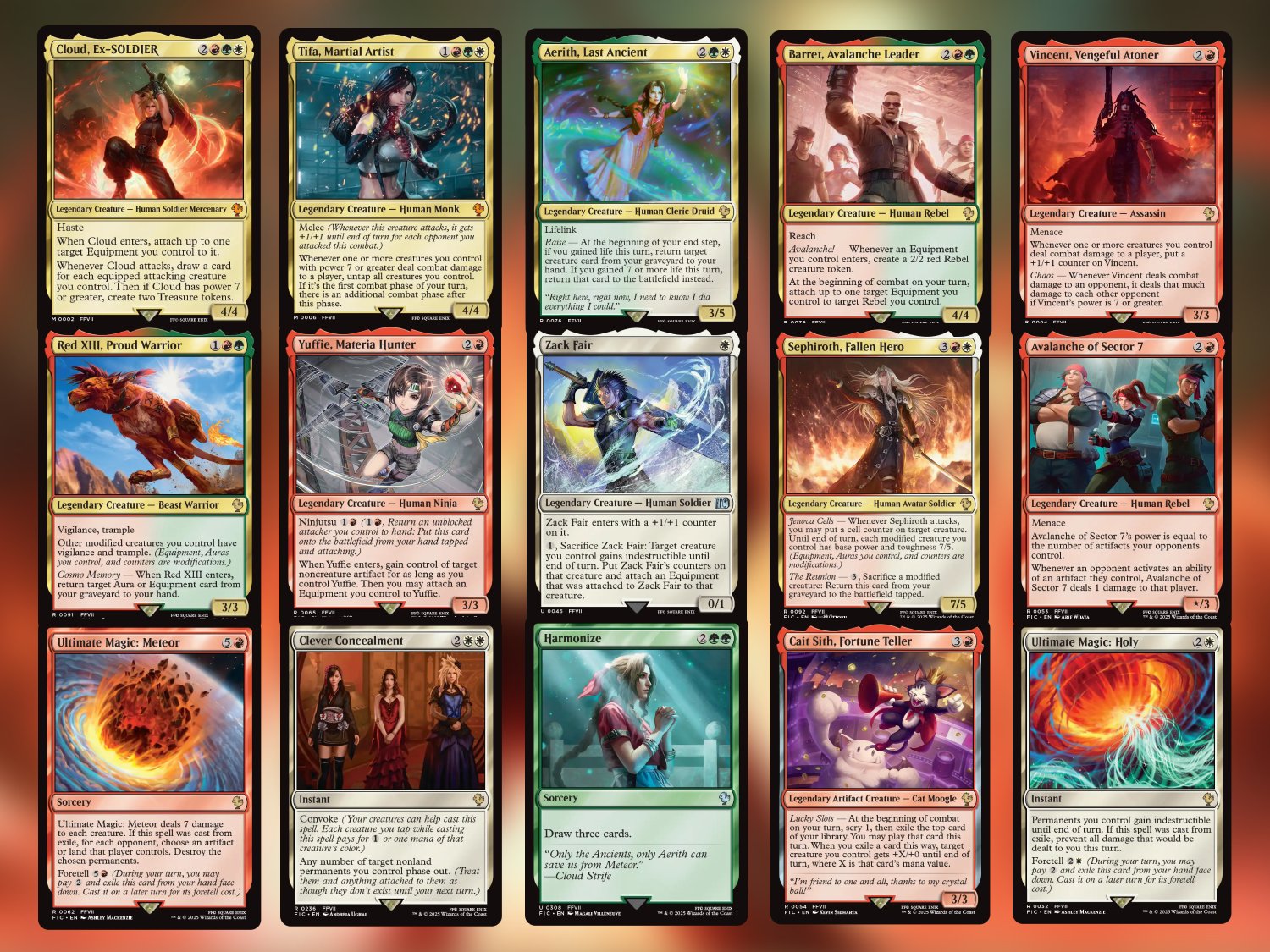 MTG×FF Commander Deck LIMIT BREAK MAGIC-THE-GATHERING-LIMIT-