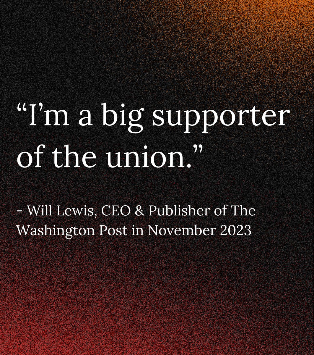 wapotechguild's tweet image. When CEO & Publisher Will Lewis first met with employees, he shared that he was "a big supporter of the union."
Our ballots have been mailed and our members are voting - we urge them to listen to our own CEO and vote YES for the Tech Guild!
Read here: vanityfair.com/news/2023/11/w…