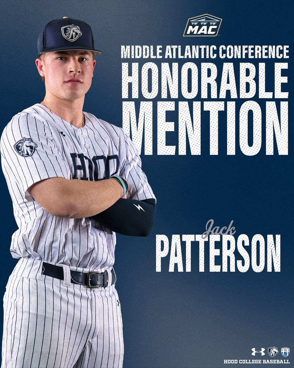 🚨ALL-MAC COMMONWEALTH🚨

Senior Outfield Jack Patterson earns All-Conference honors in Baseball!!!

⚾️🔥⚾️🔥⚾️🔥

#ChampionMentality #BringYourBest #MACbaseball #d3baseball <a href="/gomacsports/">MAC</a> <a href="/Hood_Baseball/">Hood Baseball</a>