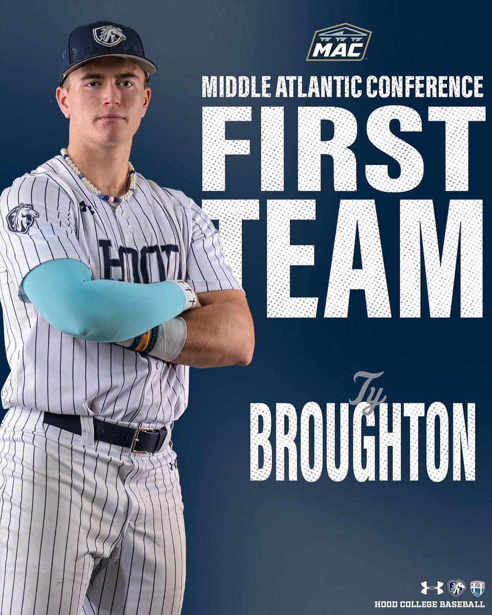 🚨ALL-MAC COMMONWEALTH🚨

Senior Catcher Ty Broughton earns All-Conference honors in Baseball!!!

⚾️🔥⚾️🔥⚾️🔥

#ChampionMentality #BringYourBest #MACbaseball #d3baseball <a href="/gomacsports/">MAC</a> <a href="/Hood_Baseball/">Hood Baseball</a>