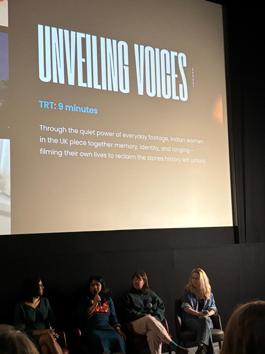 CoRA (@cora_obu) on Twitter photo Smriti <a href="/KathaaSmriti/">Smriti Singh</a> , PhD student & Associate Lecturer at the OBU School of Arts, screened an excerpt of her documentary Unveiling Voices at the Emerging Talent Showcase, Women in Film
Organised by <a href="/oxfculturalprog/">The Cultural Programme</a> <a href="/Inclusionists/">Annenberg Inclusion Initiative</a> <a href="/ghettofilm/">Ghetto Film School</a>
#WomenInFilm #CreativePractice Smriti <a href="/KathaaSmriti/">Smriti Singh</a> , PhD student & Associate Lecturer at the OBU School of Arts, screened an excerpt of her documentary Unveiling Voices at the Emerging Talent Showcase, Women in Film
Organised by <a href="/oxfculturalprog/">The Cultural Programme</a> <a href="/Inclusionists/">Annenberg Inclusion Initiative</a> <a href="/ghettofilm/">Ghetto Film School</a>
#WomenInFilm #CreativePractice