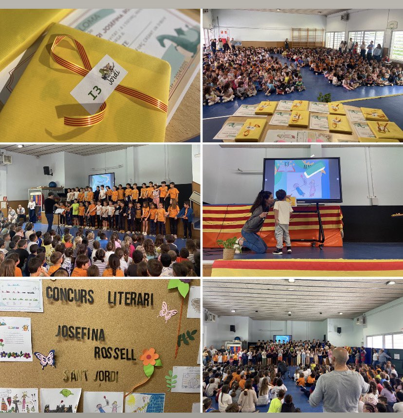 Avui hem celebrat el V Concurs Literari Josefina Rossell. Ha estat una tarda fantàstica✨ on hem conegut les obres guanyadores i hem compartit una bona estona amb temes musicals. Aplaudiments no n’han faltar. Seguim promovent la llengua catalana donant-li el valor que li pertoca.