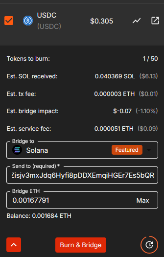 Burn, send native, bridge to a non-EVM chain, whatever you can think of. 🔥

We made it possible. 

ERC Burner.

ercburner.xyz/app