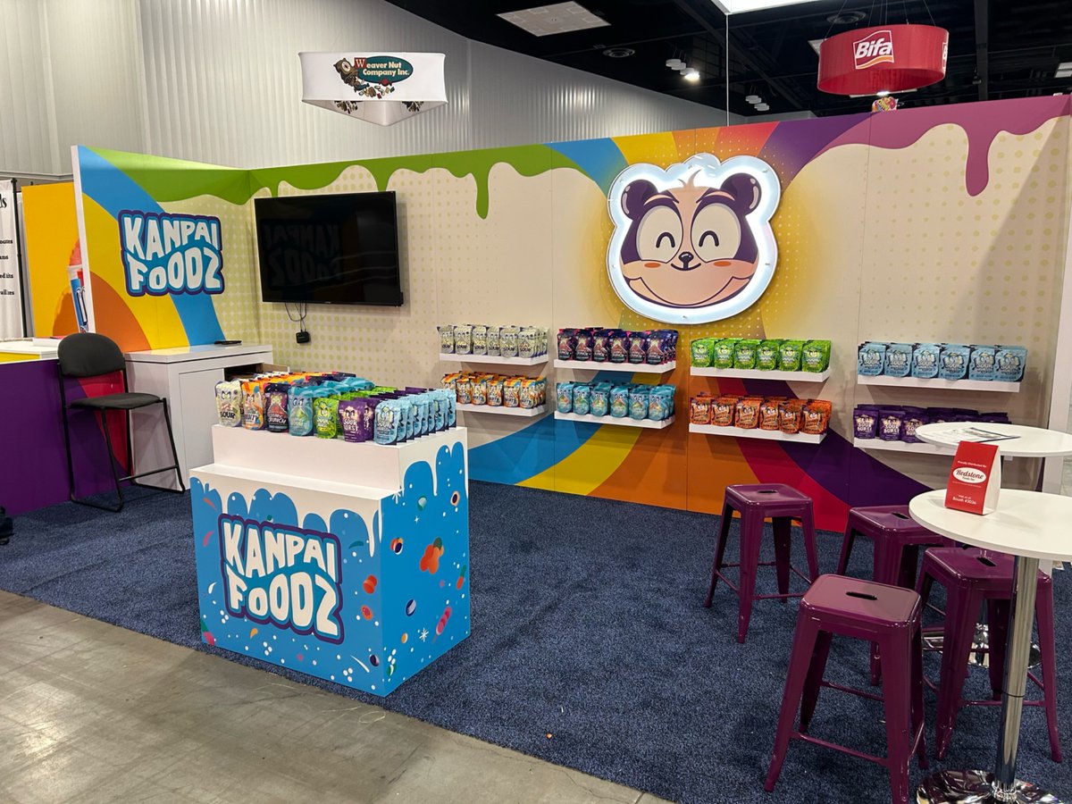 Almost Ready. Sweets &amp; Snacks Expo will be a blast.