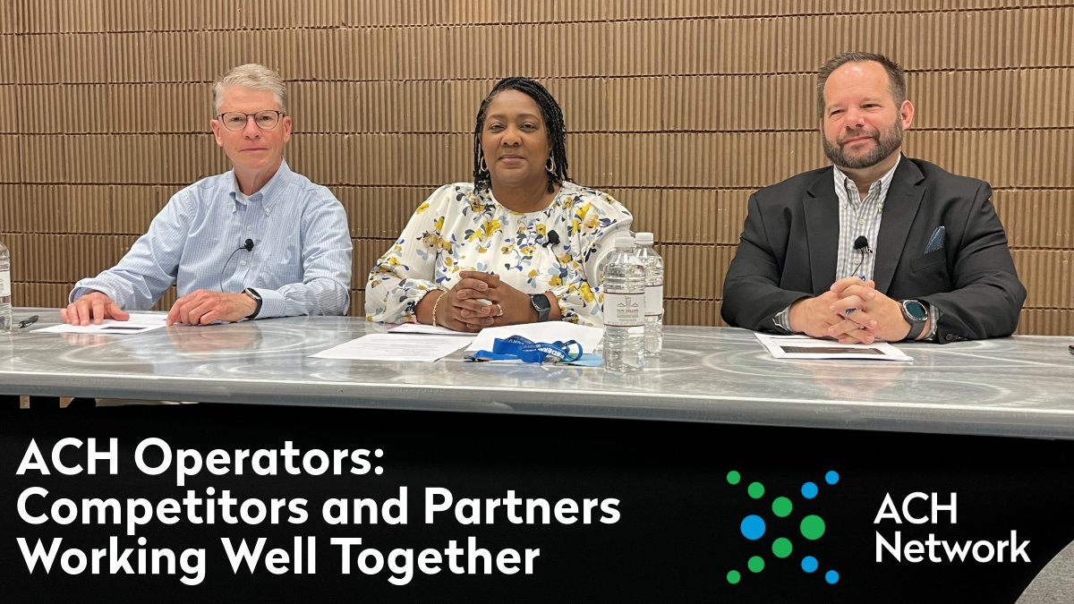Nacha (@nachaonline) on Twitter photo Together, @TCHTweets and <a href="/AtlantaFed/">Atlanta Fed</a> process about 134 million ACH payments every day. With volume up 6.7% in 2024 from 2023, ACH Network users are benefiting from the collaboration between the two ACH Operators.
Read more: nacha.org/news/ach-opera⦠Together, @TCHTweets and <a href="/AtlantaFed/">Atlanta Fed</a> process about 134 million ACH payments every day. With volume up 6.7% in 2024 from 2023, ACH Network users are benefiting from the collaboration between the two ACH Operators.
Read more: nacha.org/news/ach-operaā¦